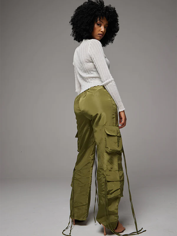 Wide Leg Cargo Pants