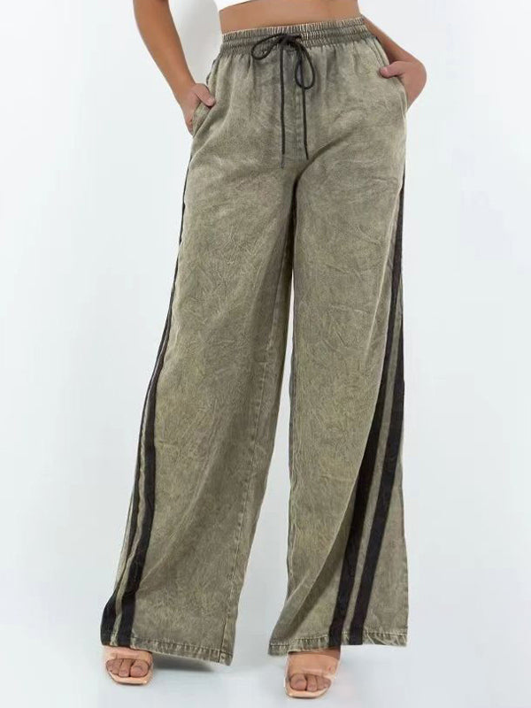 Side Stripe Wash Sweatpants